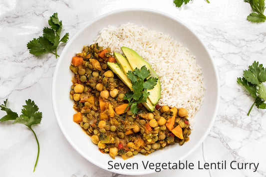 7 Vegetable Lentil Curry