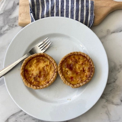 Ham & Cheese Quiche Lorraine (Serves 2)