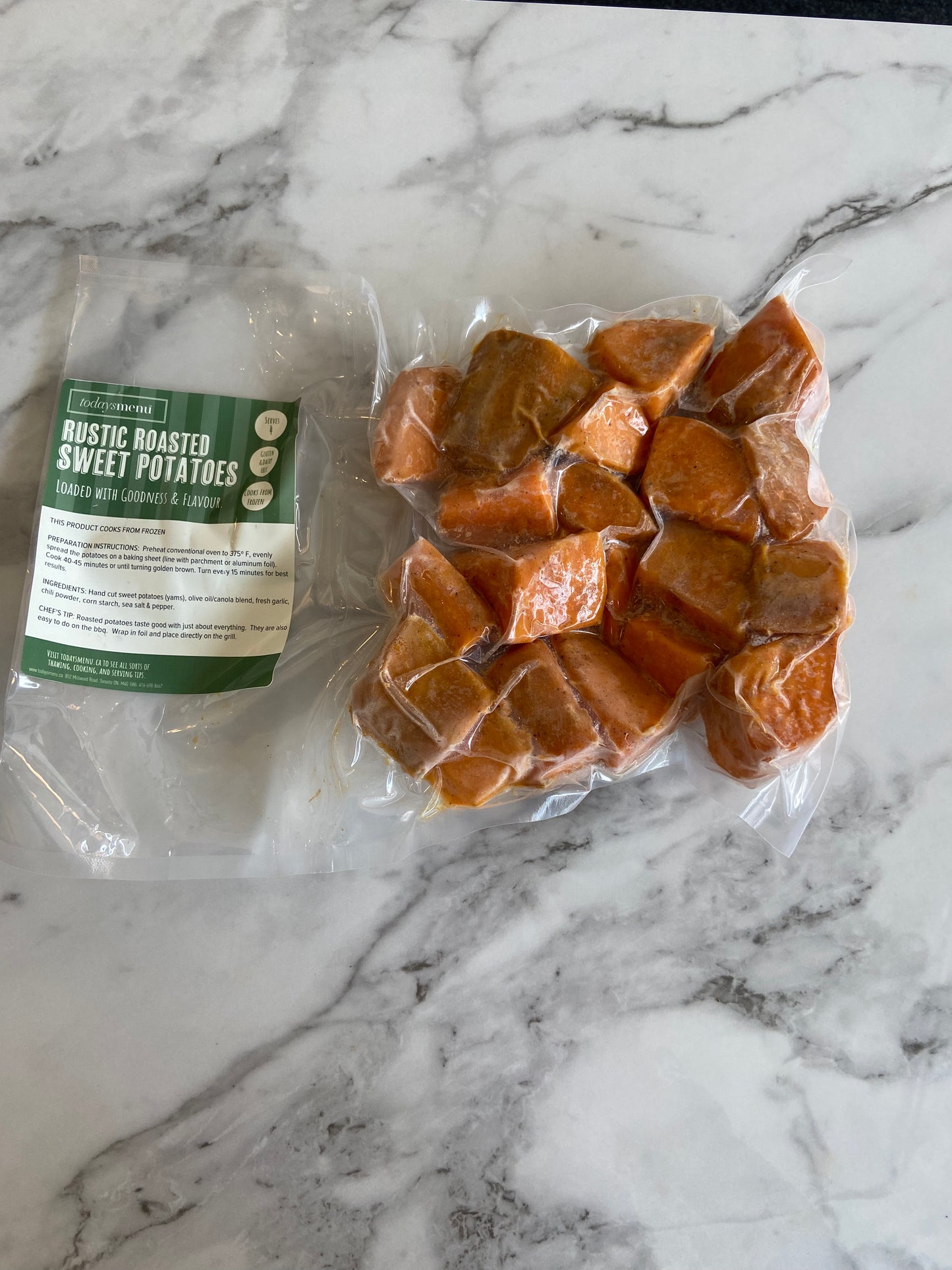 Mild Jerk Chicken with Roasted Sweet Potatoes (Serves 4)