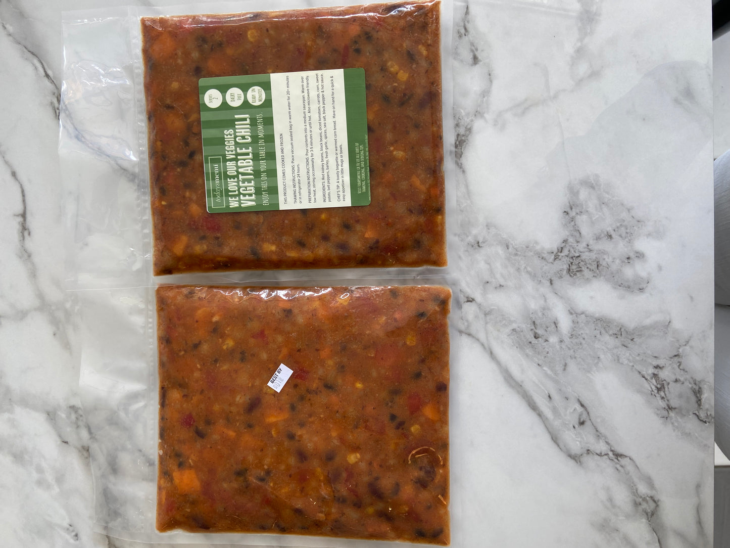 Vegetable Chili (Serves 4)