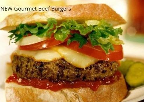 Gourmet Beef Burgers (Serves 4) - Today's Menu