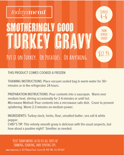 Roasted Turkey & Gravy (Serves 4)