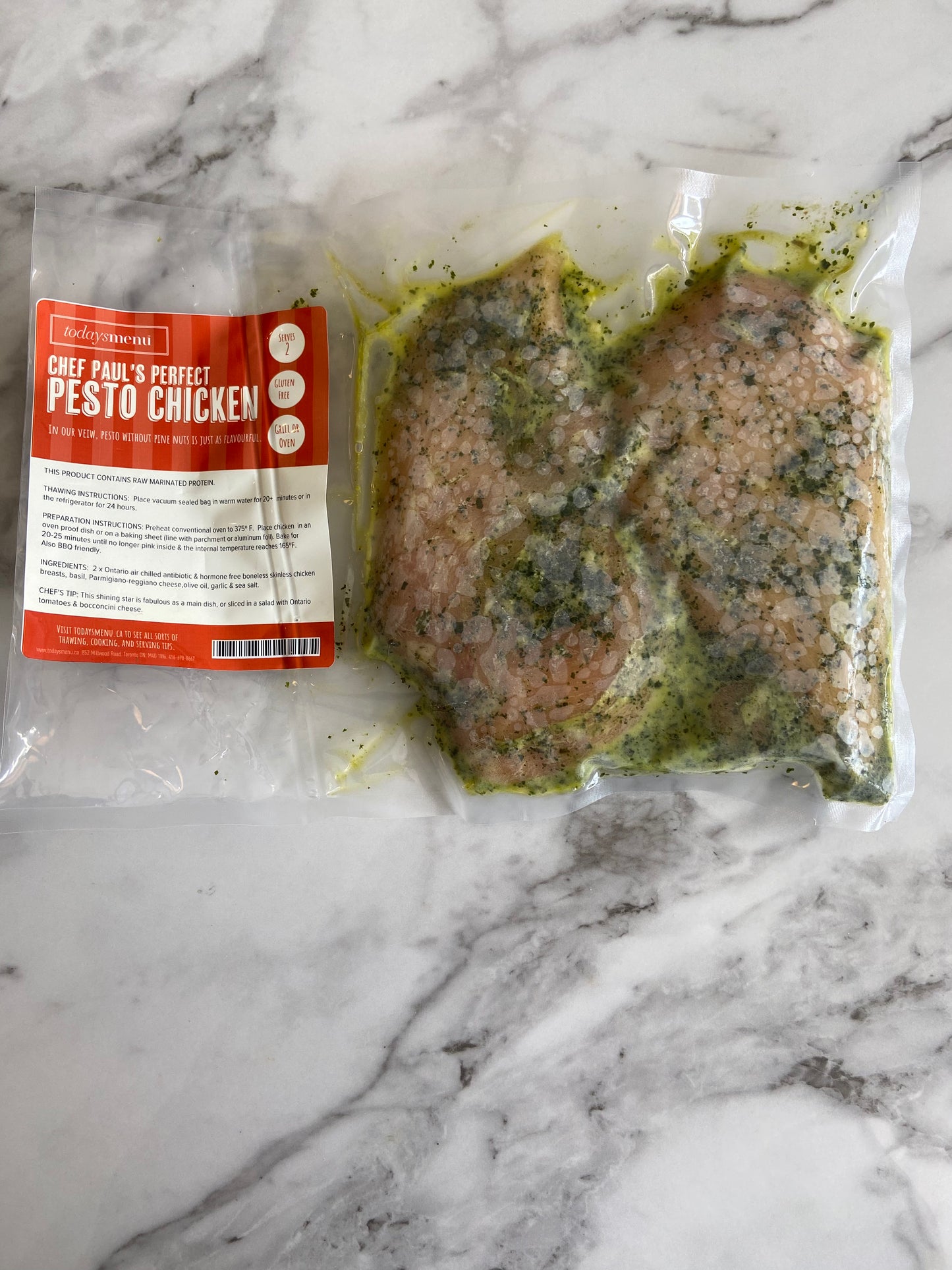 Chef Paul's Perfect Pesto Chicken (Serves 4)