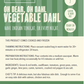 Vegetable Dahl (Serves 2)