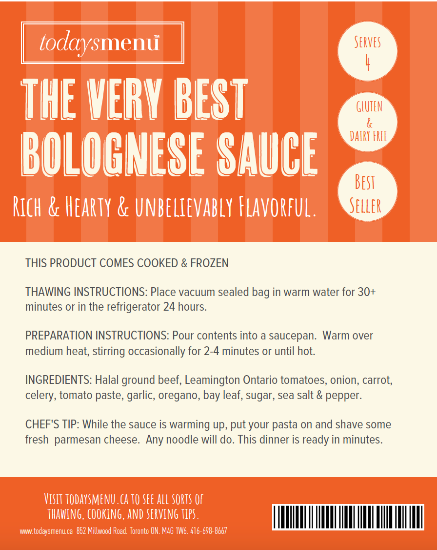 Best Bolognese Sauce (Serves 4)