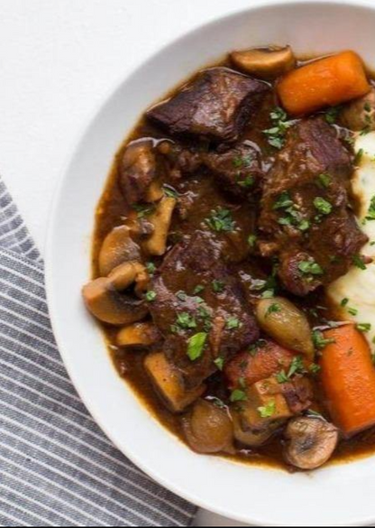 Beef Bourguignon(Serves 2)