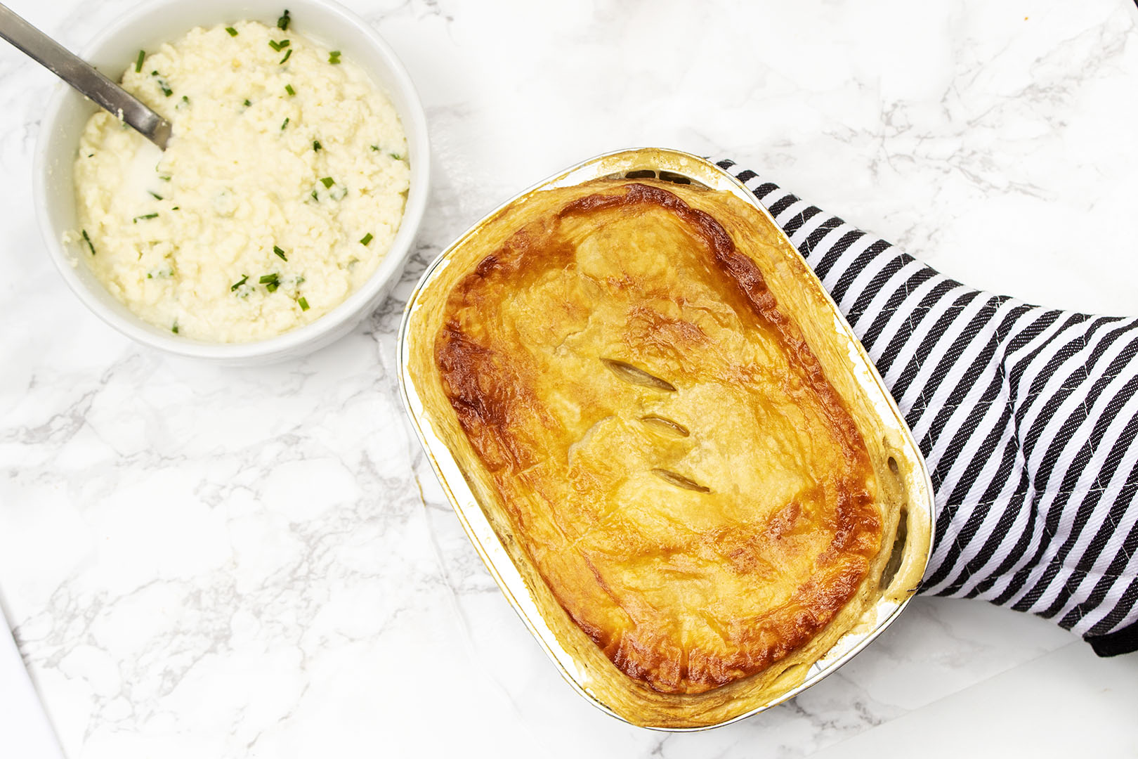 Who Doesn't Love Chicken Pot Pie?  Our classic go to dinner.  Cooks from frozen .