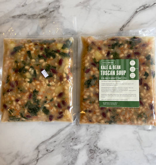 Kale & Bean Tuscan Soup (Serves 4)