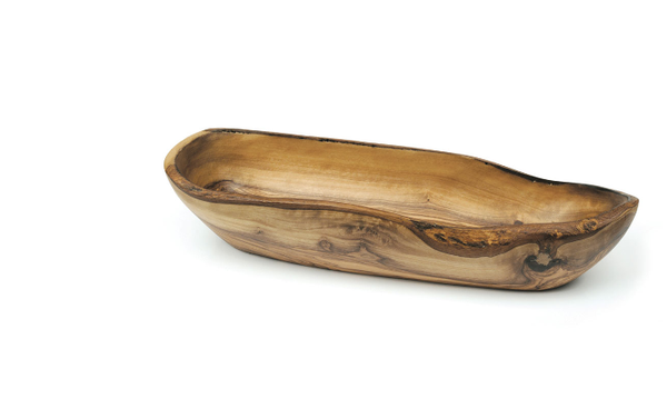 Olive Wood Cucina Baguette Dish - Today's Menu