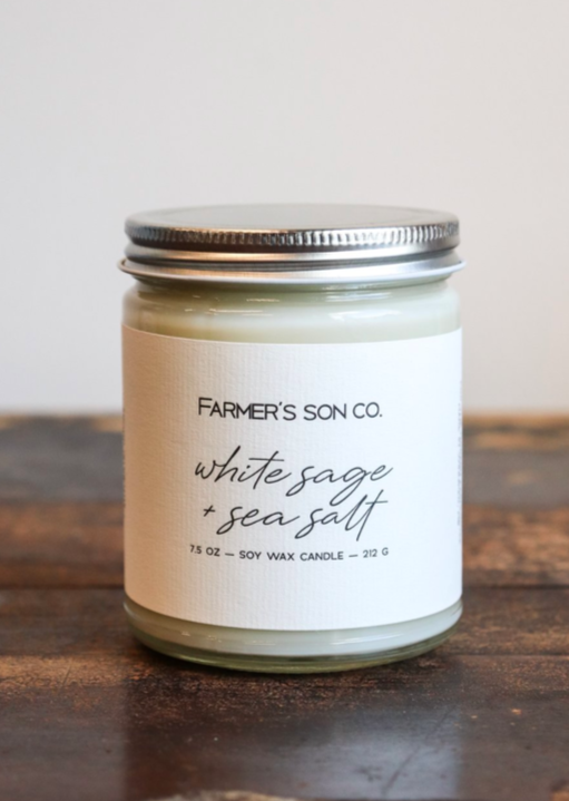White Sage & Sea Salt - Farmer's Son Co. - Today's Menu