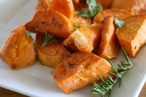 Mild Jerk Chicken with Roasted Sweet Potatoes (Serves 4)