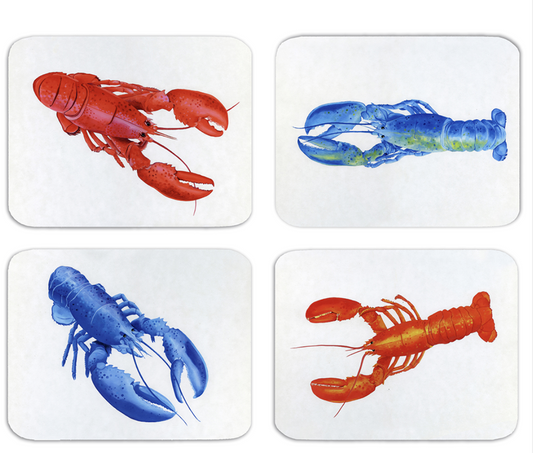 Lobster Series - (Set of 4 Large Placemats) - Today's Menu