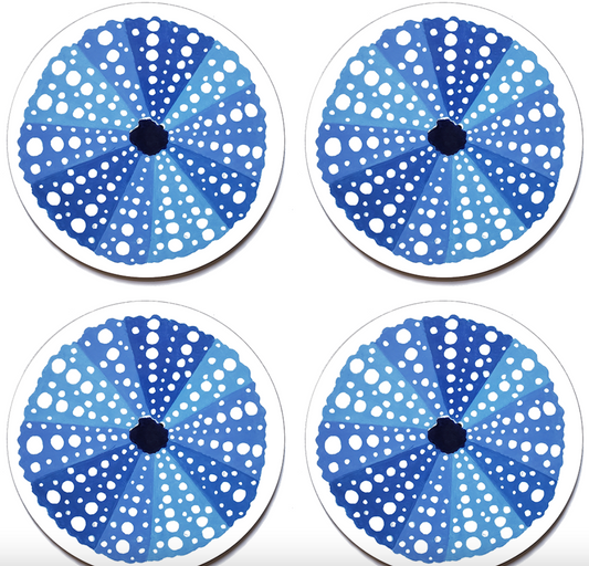 Urchin Coasters Round (Set of 4)