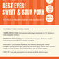 Sweet & Sour Pork (Serves 2)