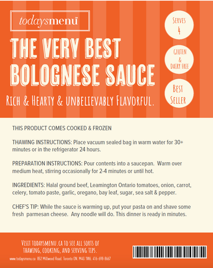 Best Bolognese Sauce (Serves 4)