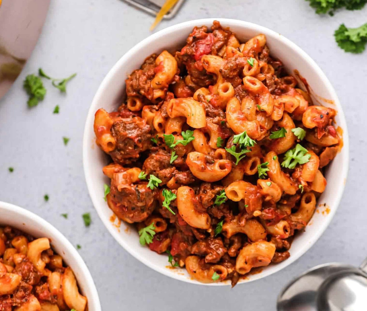 Meaty Beef Macaroni (Serve 2)