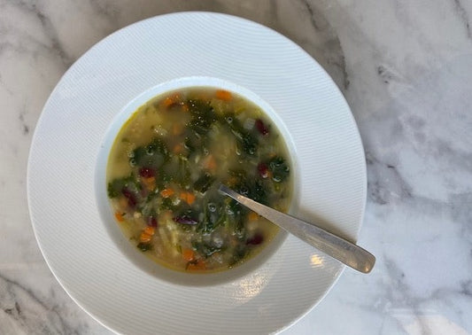 Kale & Bean Tuscan Soup (Serves 4)