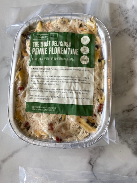 Most Delicioso Penne Florentine (Serves 2)