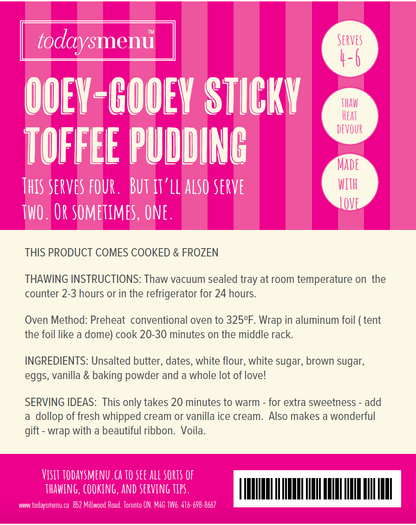 Ooey Gooey Date & Sticky Toffee Pudding